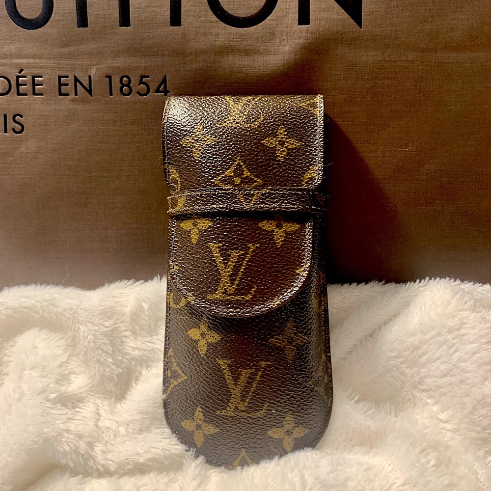 💎Louis Vuitton Monogram Etui A Lunettes Rabat Eyeglass Case🌺NOT FOR SALE